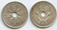 Britisch Neuguinea 1 Shilling Silber G12925 - New Guinea King George VI. 1936-1952 -