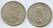 Südafrika 2½ Shillings Silber H0716 - Queen Elisabeth II. South Africa -