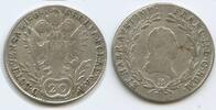 RDR Österreich Ungarn 20 Kreuzer Silber H0823 - Franz II. 1792-1835 Austria -