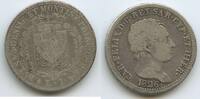 Italien Sardinien 1 Lira Silber 1826 L H0368 - RAR Charles Felix 1821-1831 Italy Sardinia Sehr schön -