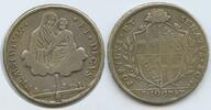 Italien Bologna Scudi zu 10 Paoli Silber GB1242 - Republic of Bologna Italian states - Revolutionary coinage Italy -