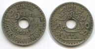 Tunesien Französisches Protektorat 25 Centimes G11514 - Muhammad al-Nasir Bey 1906-1922 Tunisia -