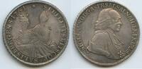 Salzburg Erzbistum 1 Taler Silber GB1071 - SEHR RAR Sigismund III. Christoph Graf von Schrattenbach 1753-1771 -