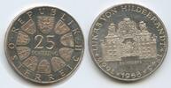 Österreich 2.Republik 25 Schilling Silber H0632 - Belvedere - 300th Anniversary of birth of Lukas von Hildebrandt Austria -