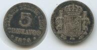 Puerto Rico 5 Centavos Silber G2759 - Alfonso XIII. 1886-1898 -
