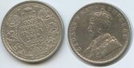Indien Britisch ¼ Rupee Silber 1887 H0086 - Queen Victoria 1837-1901 India British Sehr Schön +, Patina