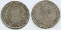 RDR Österreich Hall in Tirol 17 Krajczár Silber (XVII Kreuzer) H0825 - RAR Maria Theresia 1740-1780 Austria -