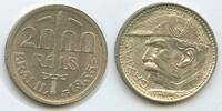 Brasilien 2000 Reis Silber H0750 - Marshall Luiz Alves de Lima, Duke of Caxias - Brazil -