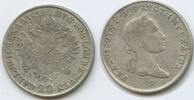 Österreich Böhmen Prag 20 Kreuzer Silber H0879 - Franz II. 1792-1835 Austria Bohemia -