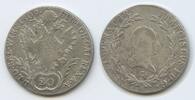 Österreich Kaiserreich Böhmen Tschechien 20 Kreuzer Silber H0880 - Franz II. 1792-1835 Austria Bohemia -