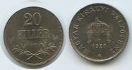 Ungarn Magyar Királyi Váltópénz 20 Filler G5566 - RAR Karl I. 1916-1918 Austria Hungary -