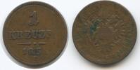 Österreich Ungarn Siebenbürgen Kaiserreich 1 Kreuzer G5980 - Franz Joseph I.1848-1916 -