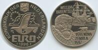 Niederlande 5 Euro Medaille G13827 - Willem Barentsz Nova Zembla 1597 Segelschiff Eisbär -
