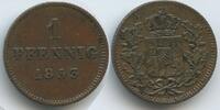 Bayern 1 Pfennig G14321 - Maximilian II. 1848-1864 Kingdom of Bavaria -