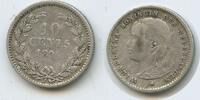 Niederlande Königreich 10 Cents Silber G14537 - Wilhelmina I. 1890-1948 Netherlands -