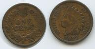Vereinigten Staaten von Amerika One Cent G9456 - Indian Head United States USA -