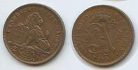 Belgien 2 Centimes G9048 - Der Belgen (Dutch text) Albert I. 1909-1934 Belgium -