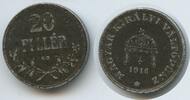 Ungarn Kaiserreich 20 Filler G5547 - Karl I. 1916-1918 Österreich -