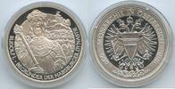 Österreich Silbermedaille H0991 - Rudolf I. Begründer der Habsburger Dynastie - Monarchie in Österreich -