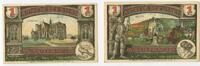 Deutsches Reich Weimar Rheinland Notgeldscheine Serie 2 Stück Notgeld GB245 - Münstermaifeld - Emergency money serie Paper Money Germany -