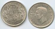 Kanada 50 Cents Silber H0907 - King George VI. 1936-1952 Canada -
