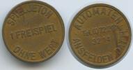 Österreich Oberösterreich Wertmarke 1 Freispiel Jeton Token G13850 - Ansfelden-Dattl Automaten -
