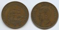 Südafrika One Penny G9536 - Schiff Dromedaris King George VI. 1936-1952 South Africa -