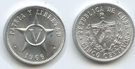 Kuba 5 Centavos M#5150 - Patria y Libertad - Republic of Cuba -