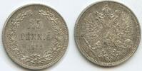 Finnland 25 Penniä Silber H1495 - Nikolaus II. 1894-1917 Finland -