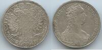 RDR Österreich Vorderösterreich 1 Taler Silber GB1152 - Maria Theresia 1740-1780 Burgau Markgrafschaft -