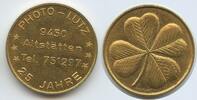 Schweiz Eidgenossenschaft Glücksbringer Glücksmünze Neujahrsmünze L2559 - Altstätten 25 Jahre Photo-Lutz - Glücksklee -