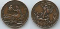 Frankreich France Bronzemedaille GX1322 - Ludwig XVIII. auf die Geburt seines Neffen, Henri d'Artois -