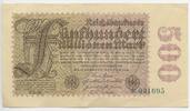 Deutsches Reich Weimar 500 Millionen Mark GB766 - Banknote Paper Money Germany -