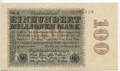 Deutsches Reich Kaiserreich 100 Millionen Mark Geldschein GB761 - Reichsbanknote Paper Money Germany Banknote -