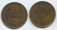 Südafrika 1 Penny G9521 - Dromedaris King George VI. 1936-1952 South Africa Zuid-Afrika -