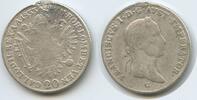 Österreich Kaiserreich Böhmen 20 Kreuzer Silber M#6450 - Franz II. 1792-1835 Austria -
