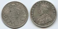 Indien Britisch One Rupee Silber M#6543 - British India King George V. 1910-1936 -