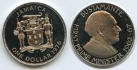 Jamaika One Dollar G2820 - Bustamante Prime Minister 1962-1967 Jamaica -