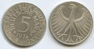 Deutschland Bundesrepublik 5 Mark Silber S0122 - Silberadler Germany Eagle BRD -