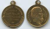Italien Königreich Bronzemedaille M#6839 - Giuseppe Garibaldi défenseur des libertées européennes -