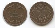 Österreich Kaiserreich 2 Heller M#6706 - Franz Joseph I.1848-1916 -