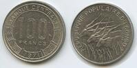 Kongo 100 Francs CFA K05 - Springböcke Bank of Central African States Congo Giant Elands -