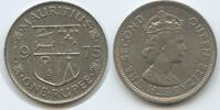 Mauritius One Rupee G1025 - Queen Elisabeth II. -