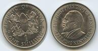 Kenia One Shilling (1 Shilling) G1102 - Präsident Mzee Jomo Kenyatta Kenya -