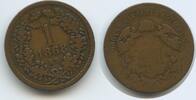 Ungarn Kaiserreich 1 Krajczar G14018 - Franz Joseph I. 1848-1916 Austria Hungary -