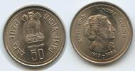 Indien 50 Paise G15124 - India-Republic Death of Indira Gandhi 1984 -