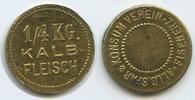 Österreich Steiermark 1/4 Kg Kalbfleisch Brotmarke Jeton Wertmarke G13170 - Eisenerz Allg. Spar & Konsumverein - Token Austria -
