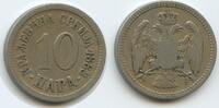 Serbien Königreich 10 Para G2923 - Milan I. 1882-1889 Kingdom of Serbia -