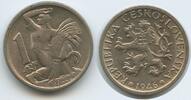 Tschechoslowakei 1 Koruna G0551 - Czechoslovakia Czechoslovak Republic -