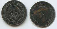 Südafrika 1 Farthing (¼ Penny) G3151 - Cape Sparrows George VI. South Africa Suid Africa -